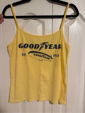 LG Yellow GoodYear Graphic Tank Top